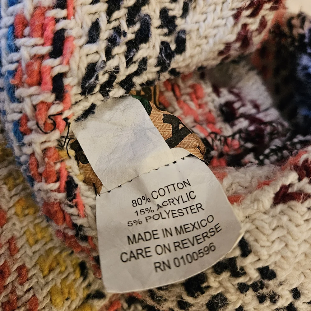 🌈Multicolor Striped Baja Hoodie - Picture 4 of 6